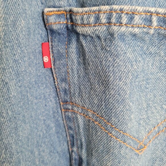 Levi's Full-Length Denim Overalls, Midwash, Size S - Picture 9 of 16